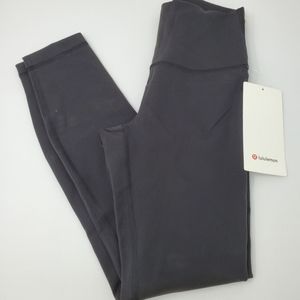 [ NWT ] Size 4 black lululemon wunder train hr tight 25" leggings